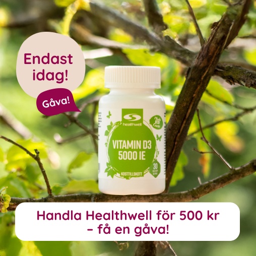 Bara idag! Handla Healthwell fr 500 kr f Healthwell Vitamin D3